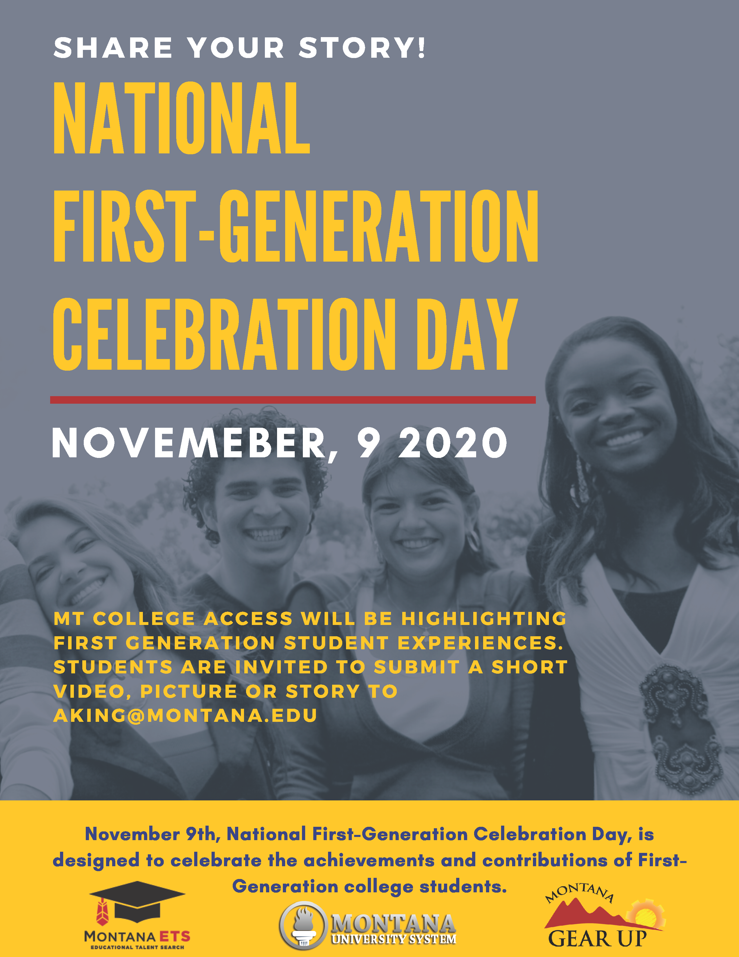 FirstGeneration Day College Access Montana University System